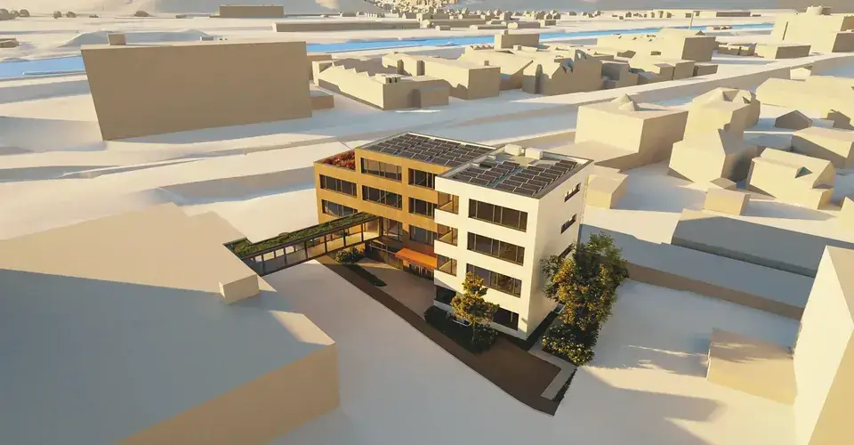 Nový pavilon ZŠ T. G. Masaryka na Praze 12